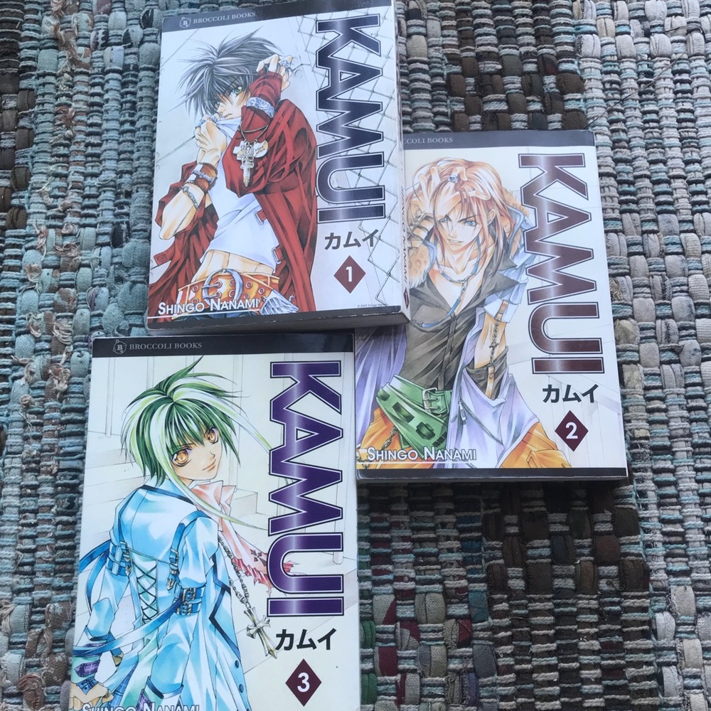 Kamui manga books 1-3